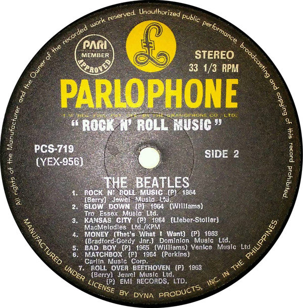 The Beatles : Rock 'N' Roll Music (2xLP, Comp)