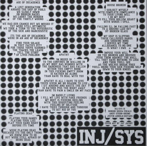 Inj/Sys / Bloodtype : Inj/Sys / Bloodtype (7", Red)