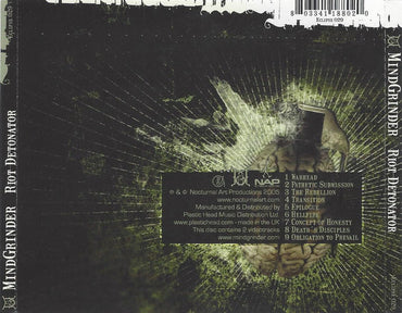 Mindgrinder : Riot Detonator (CD, Album, Enh)