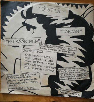 Öystilä : Tarzan (7", Single)