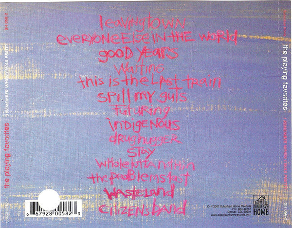 The Playing Favorites : I Remember When I Was Pretty (CD, Album)