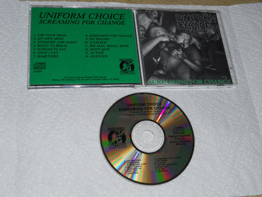 Uniform Choice : Screaming For Change (CD, Album)