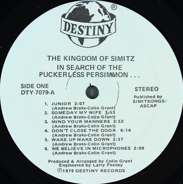 The Kingdom Of Simitz : In Search Of The Puckerless Persimmon... (LP)