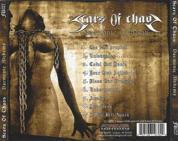 Scars Of Chaos : Daemonic Alchemy (CD, Album)