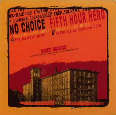 Fifth Hour Hero / No Choice : Une Jeunesse Que L'Avenir Inquiète Trop Souvent (7", EP, Ora)
