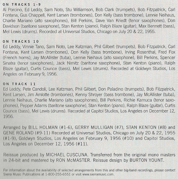 Stan Kenton : Contemporary Concepts (CD, RE, RM)