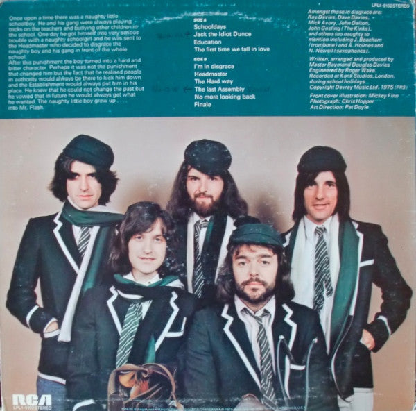 The Kinks : Schoolboys In Disgrace (LP, Album)