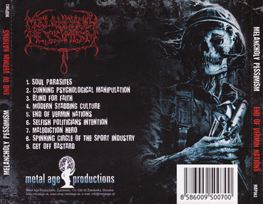 Melancholy Pessimism : End Of Vermin Nations (CD, Album)