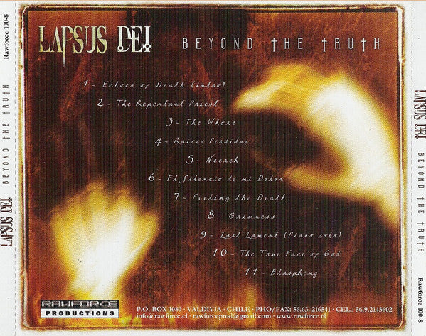 Lapsus Dei : Beyond The Truth (CD, Album)