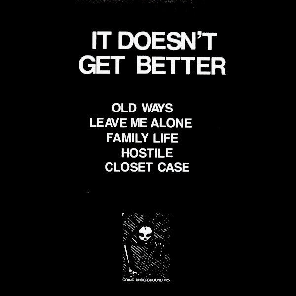 Closet Case : It Doesn't Get Better (7", W/Lbl, Cle)