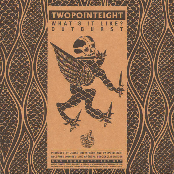 Twopointeight : Outburst (7", Ltd, Whi)