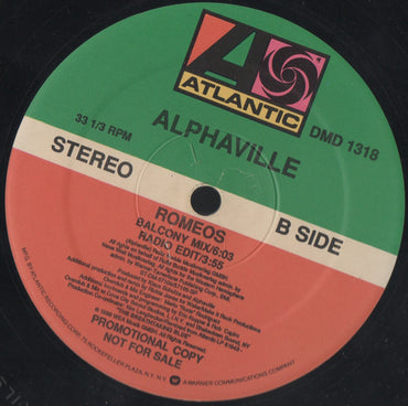Alphaville : Romeos (12", Single, Promo)