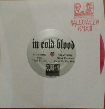 In Cold Blood (2) : In Cold Blood (7", EP, Ltd, RE, Pin)