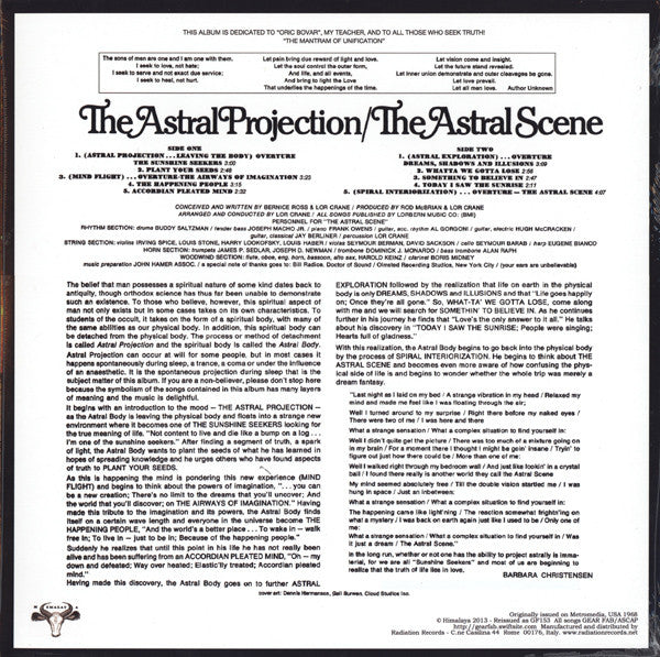 The Astral Projection : The Astral Scene (LP, Album, RE, Lim)