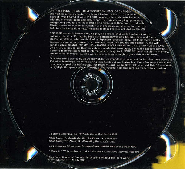 Spitfire (18) : Hardcore Discography 86-89 (CD, Comp, Enh)