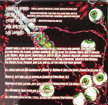 Johnny B. Morbid : Monsterpiece (CD, Album)