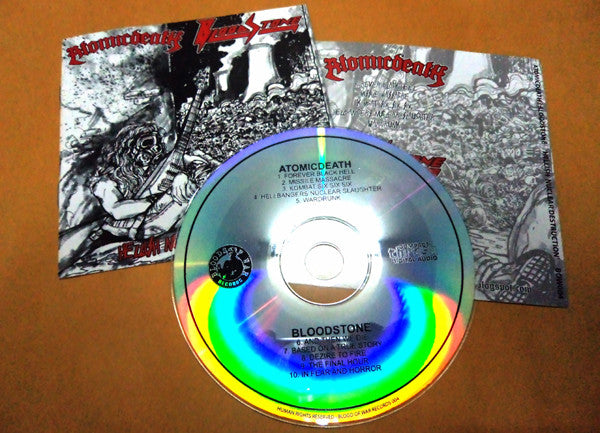 Atomicdeath / Bloodstone (7) : Hellish Nuclear Destruction (CD, Album)