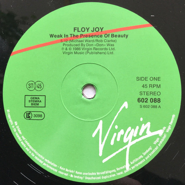 Floy Joy : Weak In The Presence Of Beauty (12")