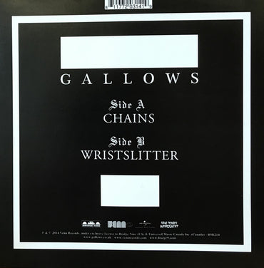 Gallows : Chains/Wristslitter (7", Single, Cle)