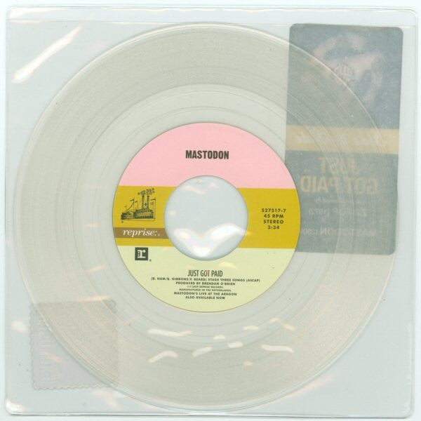 ZZ Top / Mastodon : Just Got Paid (7", RSD, Single, Ltd, Cle)