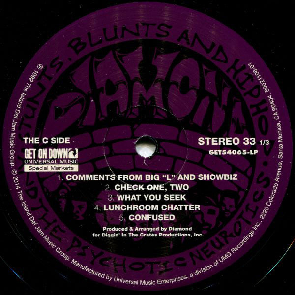 Diamond D And The Psychotic Neurotics : Stunts, Blunts, & Hip Hop (2xLP, Album, RE)