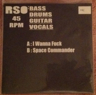RSO : RSO (7", EP, Single, Whi)