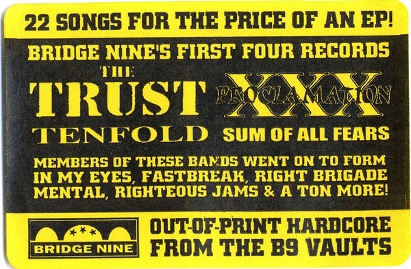 Various : Bridge Nine Singles Vol 1 (CD, Comp)