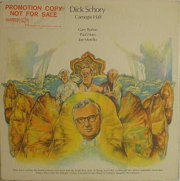 Dick Schory With Gary Burton & Paul Horn & Joe Morello : Carnegie Hall (2xLP, Promo)