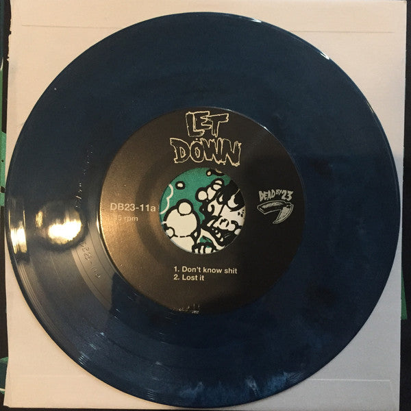 Let Down : Crossed Off (7", EP, Ltd, Blu)