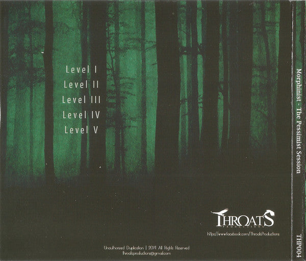 Morphinist : The Pessimist Session (CD, Album)
