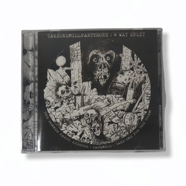Eyesore (2) / The Donner Party / Darkmill / Take One For The Team : Takeonemillpartysore: 4 Way Split (CD, Album, Comp)