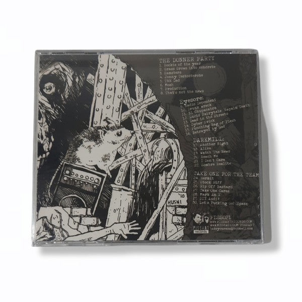 Eyesore (2) / The Donner Party / Darkmill / Take One For The Team : Takeonemillpartysore: 4 Way Split (CD, Album, Comp)