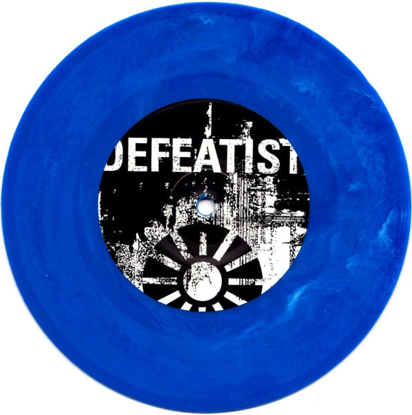 Kursk / Defeatist (2) : Mechanisms Of Sanctimonious Filth (7", Blu)