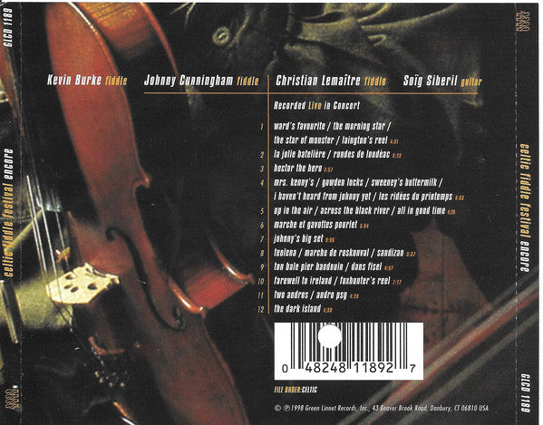 Celtic Fiddle Festival : Encore (CD, Album)