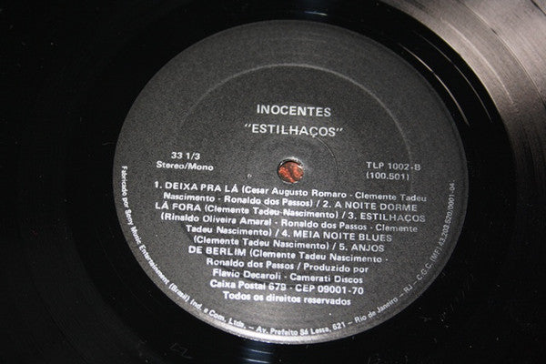 Inocentes : Estilhaços (LP, Album)