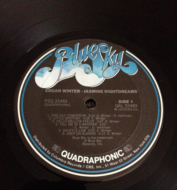 Edgar Winter : Jasmine Nightdreams (LP, Album, Quad)