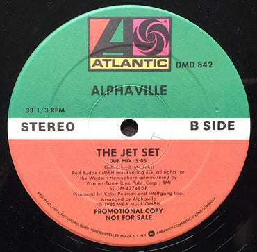 Alphaville : The Jet Set (12", Promo)