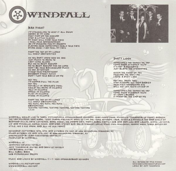 Windfall (5) / Psychopunch : Windfall / Psychopunch (7", EP, Blu)