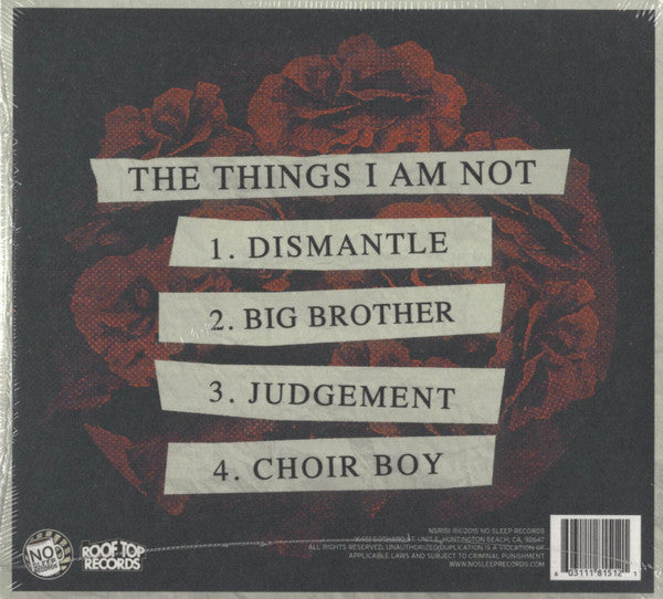 Ghost Key : The Things I Am Not (CD, EP, Dig)