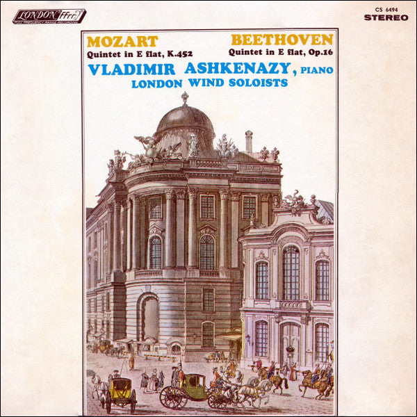 Mozart*, Beethoven*, Ashkenazy*, London Wind Soloists : Quintet In E Flat, K.452 / Quintet In E Flat, Op.16 (LP)
