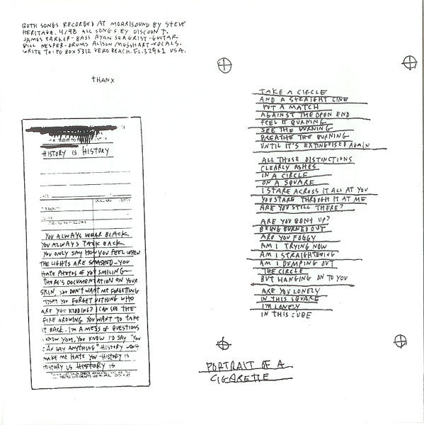 As Friends Rust / Discount (2) : The First Song On The Tape You Made Her / Portrait Of A Cigarette (CD, EP)