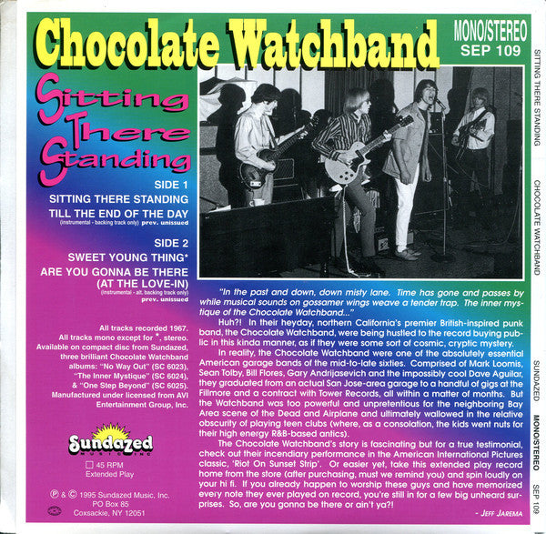 The Chocolate Watchband : Sitting There Standing (7", EP, Gre)