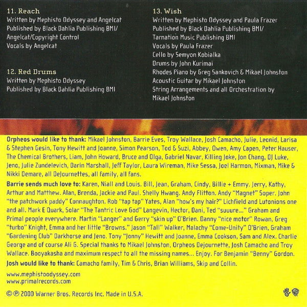 Mephisto Odyssey : The Deep Red Connection (CD, Album)