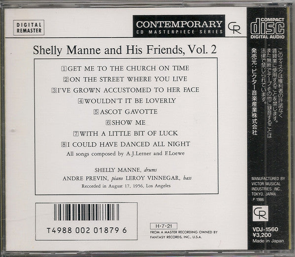 Shelly Manne & His Friends : Modern Jazz Performances Of Songs From My Fair Lady (CD, Album, RE, RM)