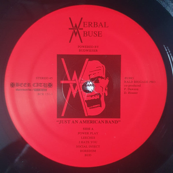 Verbal Abuse - Just An American Band (Vinyle Neuf)