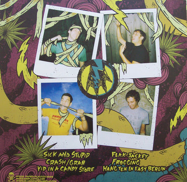 Gatorface - Sick And Stupid (10", S/Sided, Etch, RP, Yel) (VG+)