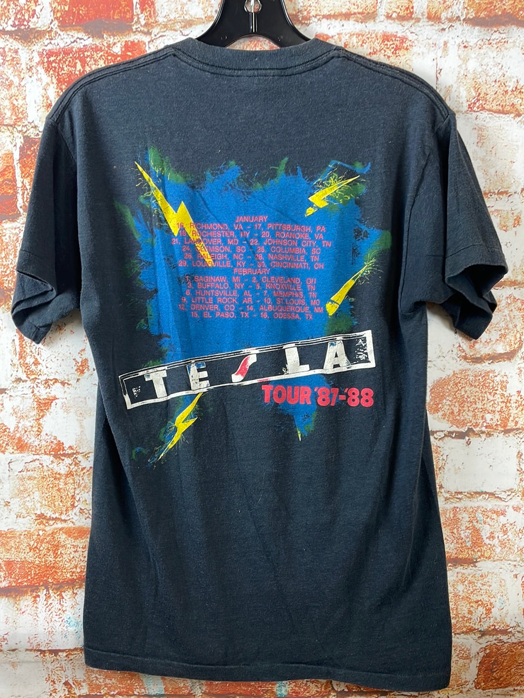 Tesla, vintage band shirt (L)