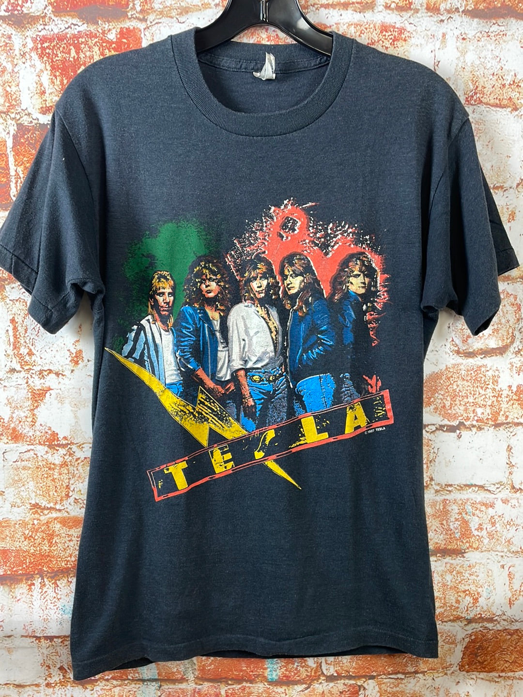 Tesla, vintage band shirt (L)