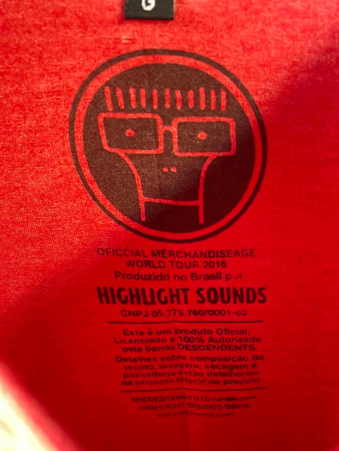 Descendents, used band shirt (L)