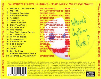 Spizz : Where's Captain Kirk? - The Very Best Of Spizz (CD, Comp, Enh)